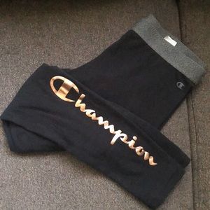 Rose gold Champion Leggings